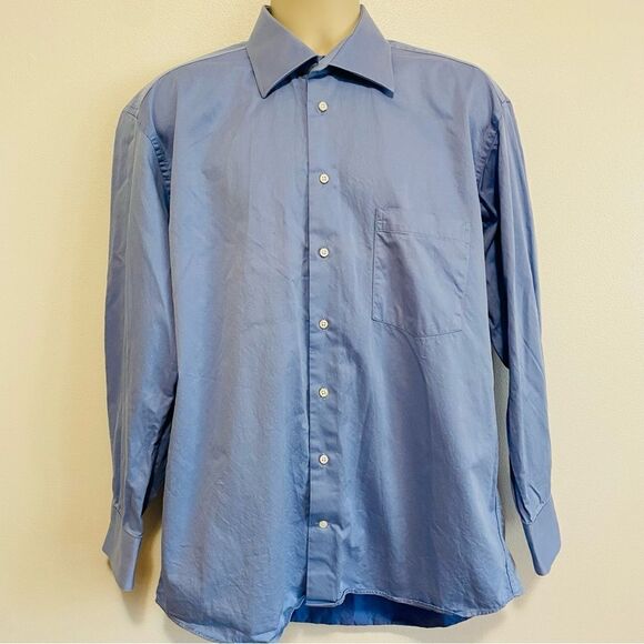PATRICK JAMES Blue Button Down Shirt - Picture 4 of 10
